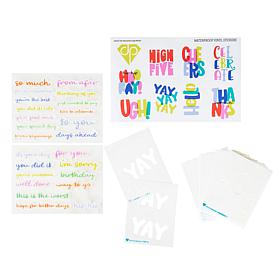 Diamond Press Layering Words Stamp and Stencil Kit