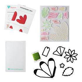 Diamond Press Strawberry Box Stamp and Die Kit