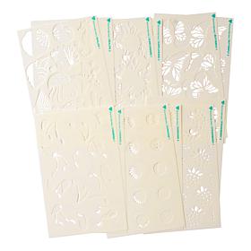 Diamond Press Summer Time Stencil Kit