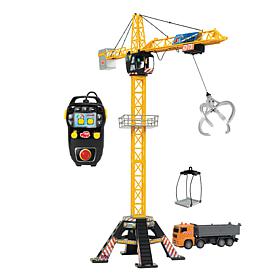 Dickie Toys Mega Crane Remote Control Set with Truck