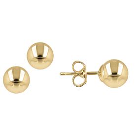 Dieci 10K Gold 6mm Ball Stud Earrings