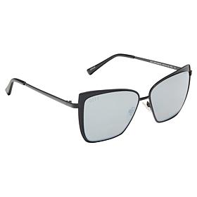 Diff Eyewear Grace Oversized Mirrored Cat-Eye Sunglasses