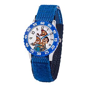 Disney Luca Kids' Blue Stainless Steel Time Teacher Watch