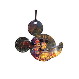 Disney (Mickey and Minnie Sweetheart Campfire) Shaped Acrylic Print