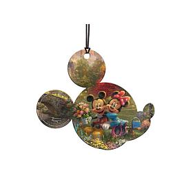 Disney (Mickey & Minnie Sweetheart Central Park) Shaped Acrylic Print