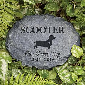 Dog Breeds Personalized Memorial Garden Stone