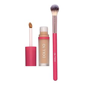 Doll 10 Doll Skin Genius Serum Concealer with Reishi Mushroom w/Brush