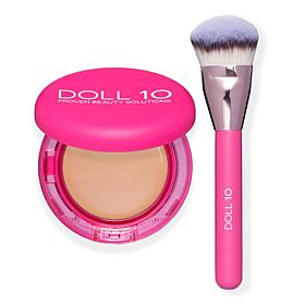 Doll 10 Peptide Bounce Balm Foundation with Brush