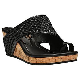 Donald Pliner Gyer Toe-Loop Wedge Sandal
