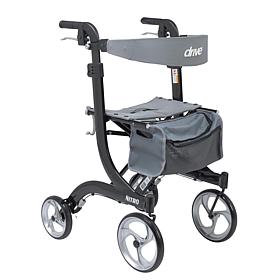 Drive Medical Nitro Euro Style Rollator Rolling Walker, Tall