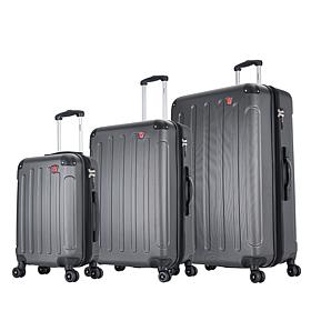 DUKAP Intely Smart 3-Piece Hardside Spinner Luggage Set with TSA Lock