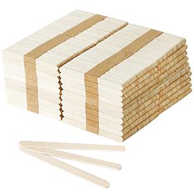Easy Playhouse 2000pc Craft Sticks, Natural Wood Popsicle Strips