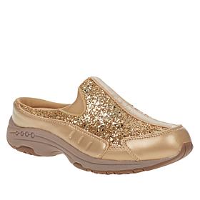 easy spirit Traveltime Leather Glitter Clog