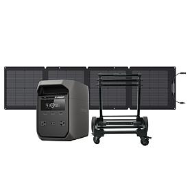 EcoFlow DELTA 3 Classic Power Station with 110W Solar Panel & Trolley