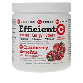 Efficient-C + Cranberry Benefits with Pomegranate - 30 Packets