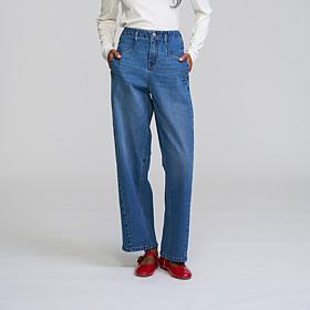 Elle Get the Look Barrel Leg Denim