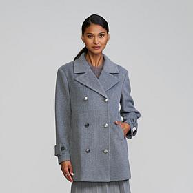 Elle Get the Look Melton Peacoat