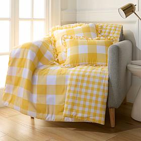 Emryn House 3-piece 100% Cotton Throw and Pillow Set