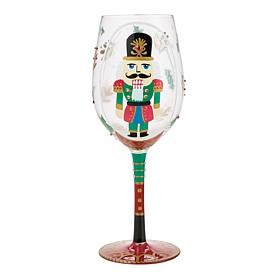 Enesco Lolita Nutcracker Snow Globe Handmade Stemmed Glass 15oz 