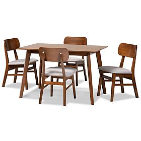 Euclid Fabric Upholstered 5-Piece Dining Set