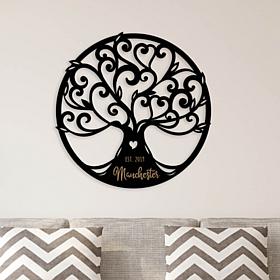 Family Tree Personalized Wood Plaque