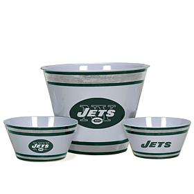 Fan Feasting Melamine Bowl Set - New York Jet - NFL