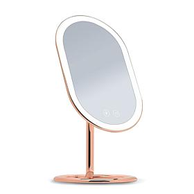 Fancii Vera Rechargeable Rose Gold Vanity Mirror w/ 3 Light Settings