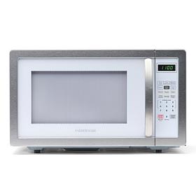 Farberware Classic 1.1 cu. ft. 1000-Watt Microwave - White & Platinum 