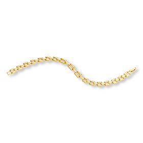 Fiorenza Polished Panther Link Bracelet