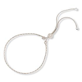 Fiorenza Sterling Silver Cordano Link Chain Adjustable Bracelet