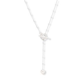 Fiorenza Y-Drop Forzantina Chain Necklace with Toggle Bar