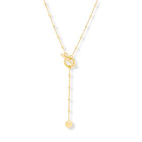 Fiorenza Y-Drop Forzantina Chain Necklace with Toggle Bar