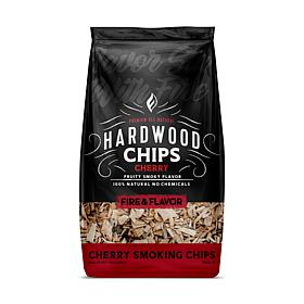 Fire & Flavor Premium All Natural Hardwood Smoking Chips, Cherry