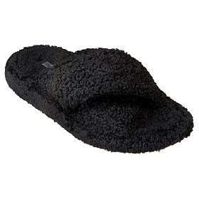 FitFlop iQushion D-Luxe Padded Teddy Cross Slides