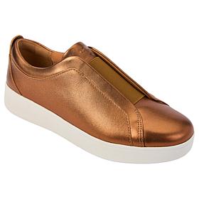 FitFlop Rally Elastic Leather/Suede Slip-On Sneaker