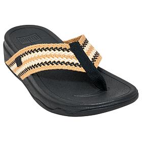 FitFlop Surfa Stripe-Webbing Toe-Post Sandal