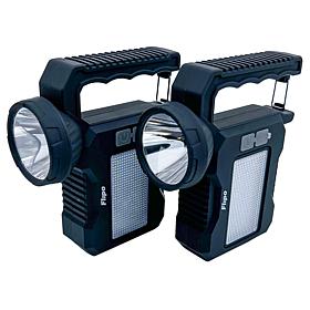 Flipo Rechargeable Solar Work Lights - Set of 2