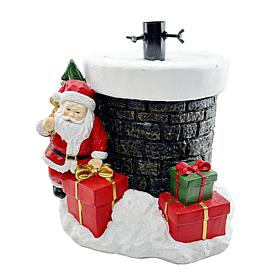 Fraser Hill Farm 15-in. Chimney Santa Christmas Tree Base for Artif...