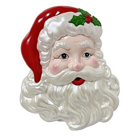 Fraser Hill Farm 20-in. Santa Claus Blow Mold Wall Decoration or Tr...