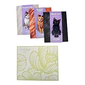Freshcut Paper Set of 3 Pop-Up Pet Greeting Cards w/Accessories