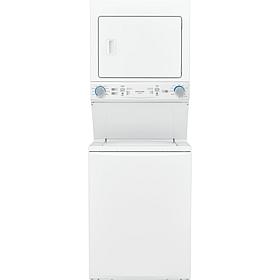 Frigidaire 3.9-Cu. Ft. Washer and 5.6-Cu. Ft. Gas Dryer Stacked Lau...