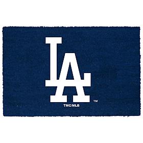 Full Team Color Coir Fiber Doormat with Vinyl Backing - Dodgers
