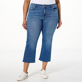 G by Giuliana Black Label Mid-Rise EcoChic Denim Kick Crop Jean