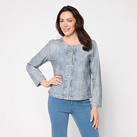 G by Giuliana Denim Like Stretch Jacket
