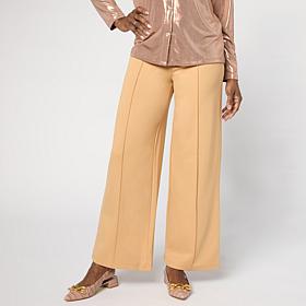 G by Giuliana High Waisted Siena Knit Wide-Leg Pull-On Pant