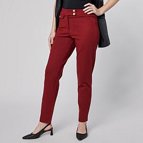 G by Giuliana Ponte Knit Slim Leg Pant