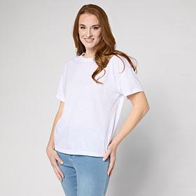 G by Giuliana Slub Knit Relaxed Tee