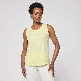 G by Giuliana Sweater Sequin Tank