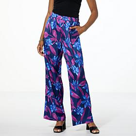 G by Giuliana Woven Wide-Leg Pant