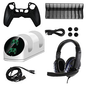 GameFitz 10-in-1 Accessories Kit for PlayStation 5